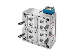 Multi-Cavity Injection Mould for Cosmetic Cream Bottle Cap and Bottle
