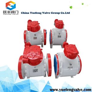 ASME B 16.5 Flange Trunnion Ball Valve