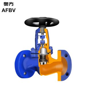 High-Performance Zero-Leakage Bellows-Sealed, Industrial, Stainless Steel, Shut-off, Angle, Cast Iron. Carbon Steel, J41W Globe Valve