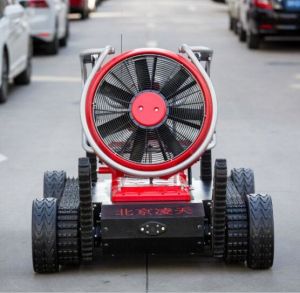 Smoke Extracter Fire Fighting Robot
