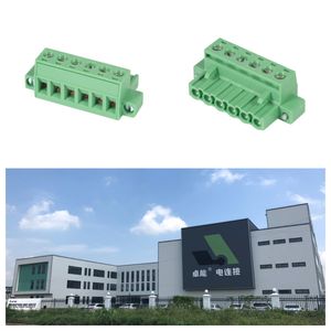 Durable 5.08mm Pitch Screw Terminal Block Connectors with Flanges 02-24pin