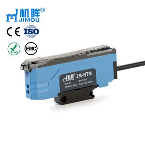 Jimou Jm-Ptm Fiber Optic Sensor Fiber Amplifier with NPN/PNP No/Nc Outputs Economical Optical Signal Amplifier for Increased Intensity