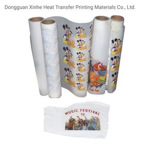 Inkjet Digital Heat Transfer Printing Film to Print Chest Print on T-Shirt Apparel