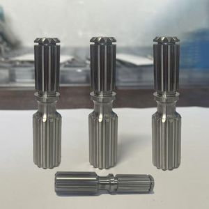 High Precision CNC Machined Gear Shaft Carbon Steel Transmission Components for Gearbox