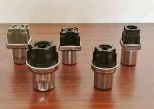 Stainless Steel Round Square Foot Cover Semi-Steel Adjustable Foot Adjustment Table Foot Heavy Duty Caster Adjustment Foot Bullet Foot