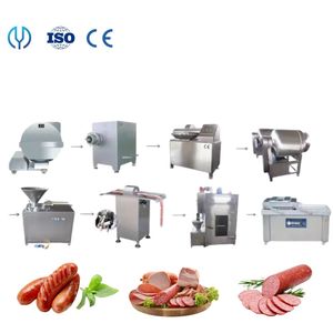 Automatic Sausage Making Machine Production Line Industrial Automatic Vacuum Sausage Filling Machine