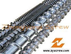 Extruder Screw Barrel Plastic Extrusion Screw Barrel Bimetallic Screw Barrel