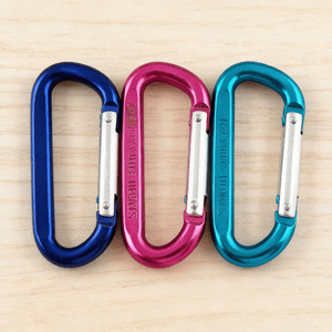 Custom 25kn Safety D Shape Auto Locking Aluminum Metal Snap Hooks Carabiners for Climbing