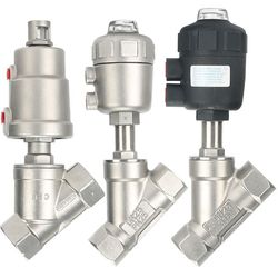 Single-Acting Steam Y-Type Pneumatic Angle Seat Valve