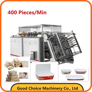 Hamburger/Kfc Automatic Forming Folding Food Paper Carton Erecting Box Making Machine