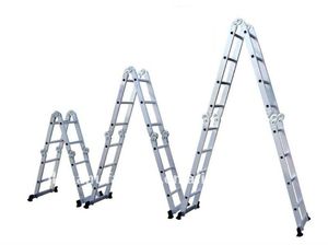 Foldable Aluminium Multi-Purpose Step Ladder with En131 Certificate