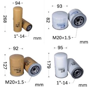 One-Stop Solution E120b E200b E300b Excavator Fuel Filter Diesel Filter Spare Parts Combination for Caterpillar