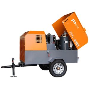 6m³ /Min or 212cfm8 Bar or 116psi Rotary Screw Air Compressor Portable Screw Air Compressor