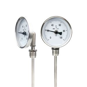 Industrial Digital Stainless Steel Bimetallic Thermometer Temperature Bimetal Gauge