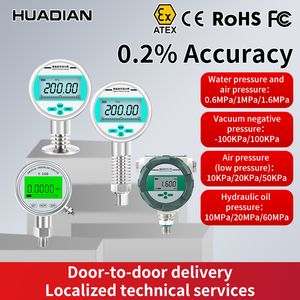 Digital Pressure Gauge Vacuum Gauge Air Pressure Meter Vacuum Manometer Nitrogen Intelligent Pressure-Gauge Water Pressure Metra 100 200 300 Bar Kpa Psi