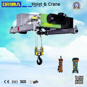 30/10 Ton European Design Double Girder Electric Wire Rope Crane Cable Hoist