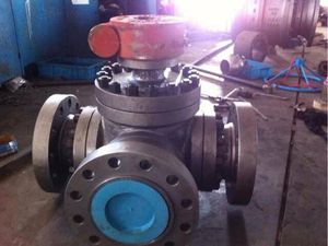 3-Way Flange Stainless Steel T/L Type Ball Valve Safety Valve
