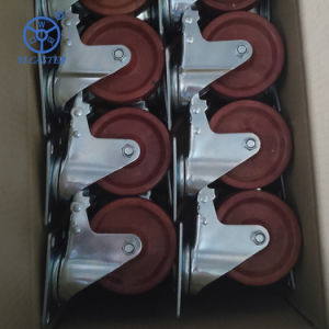 High Quality 4 Inch Heat Resistant Swivel 100kg Caster with Lock Medium Duty