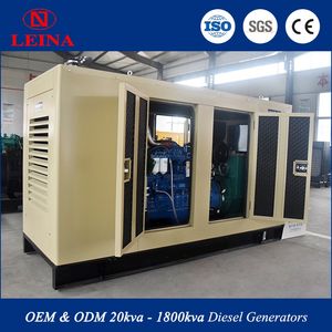 50kw-500kw Eco Friendly Free Energy Generator Yuchai Diesel Power Generator Soundproof Box Silent Diesel Generator