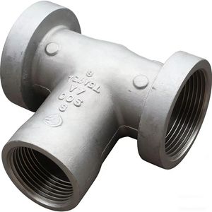 CF8 Stainless Steel Investment Casting Valve Body for T Strainer Valve