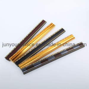 Large Size Interior Building Material PS Polystyrene Plastic Line Decoration PS Frame Cornice