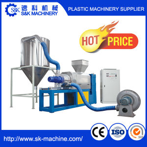Plastic Film Pelletizing Extruder with Squeezing Function/ Squeezer Recycling Machine