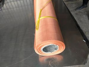 Faraday Cage Shielding Red Copper Wire Mesh