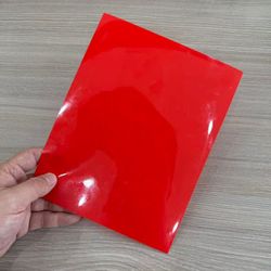 Red Pet Film Sheet Roll Customizable-Color Pet Plastic Sheets for Thermoforming