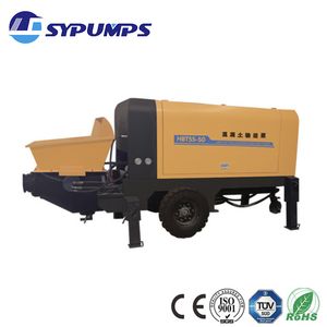 Stationary Concrete Pump Diesel Portable Pump Trailer Cement Mixer Pump