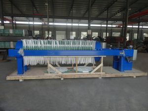 Small Scale Sludge Dewatering Round Clay Filter Press Machine Plastic Wastewater Plate Frame Filter Press