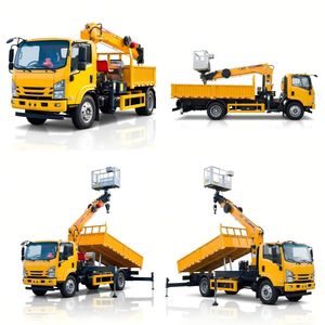 1suzu 20m Boom Lift Truck Mounted Dumper with Aerial Work Platform Multifunction for High-Altitude Operation and Cargo Tipper