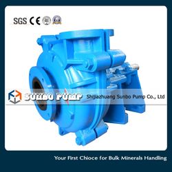 Rubber Lined Heavy Duty Centrifugal Slurry Pump to Suck Sludge & Mud