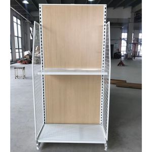 Multi-Purpose MDF Wood Metal Display Stand Shelves for Retail Spaces
