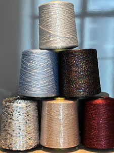 Fancy Sequins Yarn, 2mm Hologram Nylon Sequence Spangle Paillette Yarn Thread Factory