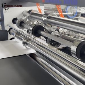 Carton Slitter Scorer Manual Thin Blade Six Shaft Design Machine