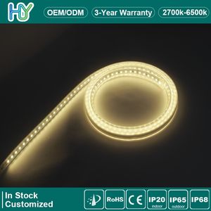 SMD2835 IP65 IP67 Waterproof CE RoHS 24V 60/70/120/140LED/M High CRI Custom CCT Flexible Indoor Outdoor Lighting LED Strip Light