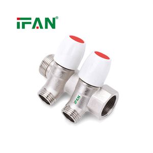 Ifan Floor Heating Systems High Quality 2-6 Way Plumbing Water Brass Manifold Pex Manifold
