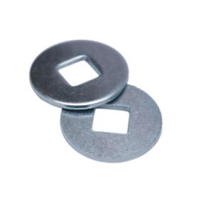 Stainless Steel 304 316 DIN440 Flat Round Washer with Square Hole M5-M22