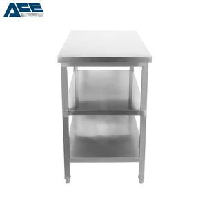 High Quality 3-Layer Stainless Steel Worktable Portable Kitchen Equipment with Undershelf