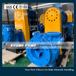 Highly Abrasion and Corrosion Resistant Centrifugal Slurry Pump