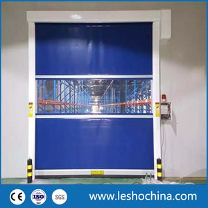 Remote Control PVC Fabric High Speed Fast Rapid Roller Shutter Door