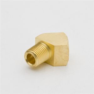 45 Degree Street Elbow 1/4" NPT Male Female Brass Pipe Fitting