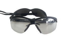 PC Lens Nylon Frame Safety Glasses for Work with Anti Scratch Function Added