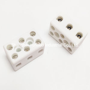 95% Al2O3 Alumina Steatite Ceramic Connection Block for Thermocouple