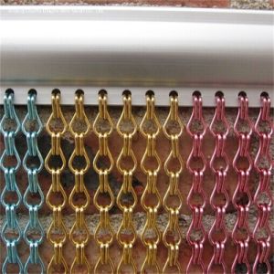 High-Quality Double Hook Aluminum Chain Link Wire Mesh Curtain