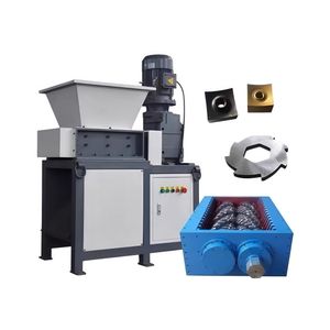 Finecut Small Shredder Metal Plastic Scrap Iron Kitchen Shredder Single Double Shaft Rubber Metal Tire Crusher