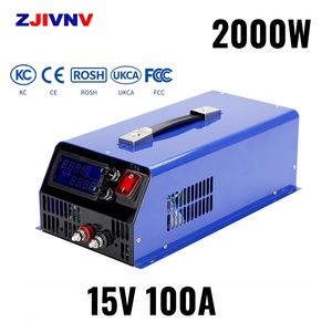 2000W 15V100A Digital Display Adjustable Charger High Voltage Industrial Power Charger for Equipment Power Supply