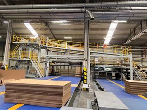 Z Type Corrugated Cardboard Endless Fanfold Machine