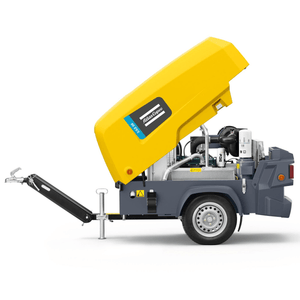 Atlas Copco 7 Bar Xahs38kd Xas58kd Air Compressor with Kubota Diesel Engine Portabl Air Compressor