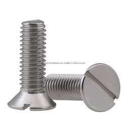 Stainless Steel DIN963 Slotted Countersunk Flat Head Screws